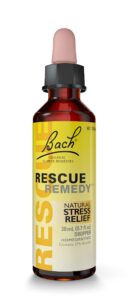 Flaske med Rescue Remedy dråper